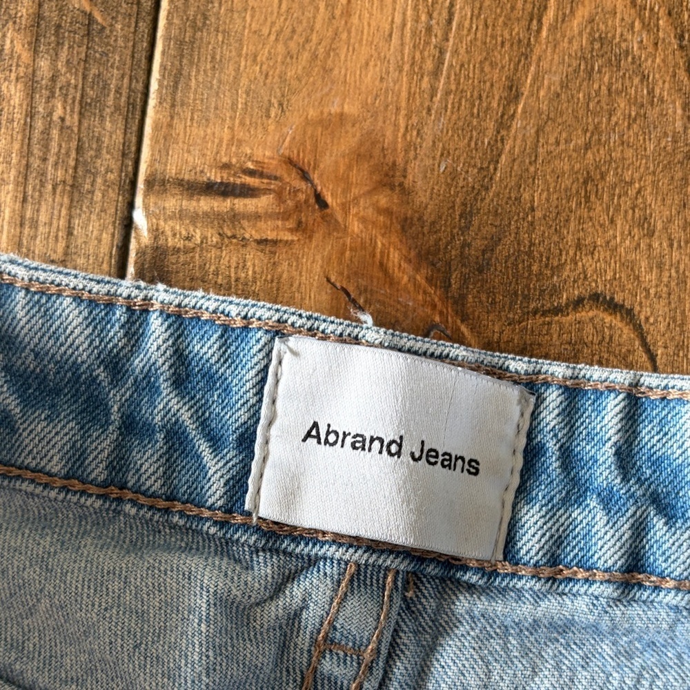 Abrand Light Blue High-Rise Wide Jeans - Picture 3 of 4